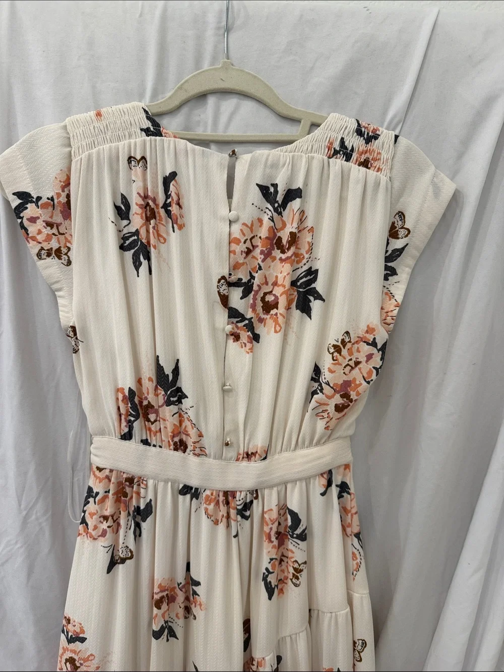 Free people all I got maxi dress cream size 0
